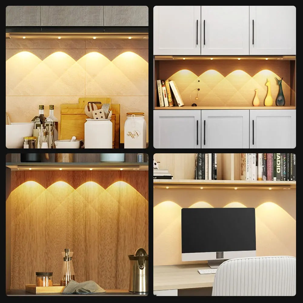 USB Motion Sensor LED Light - Ultra Thin, Wireless Night Light
