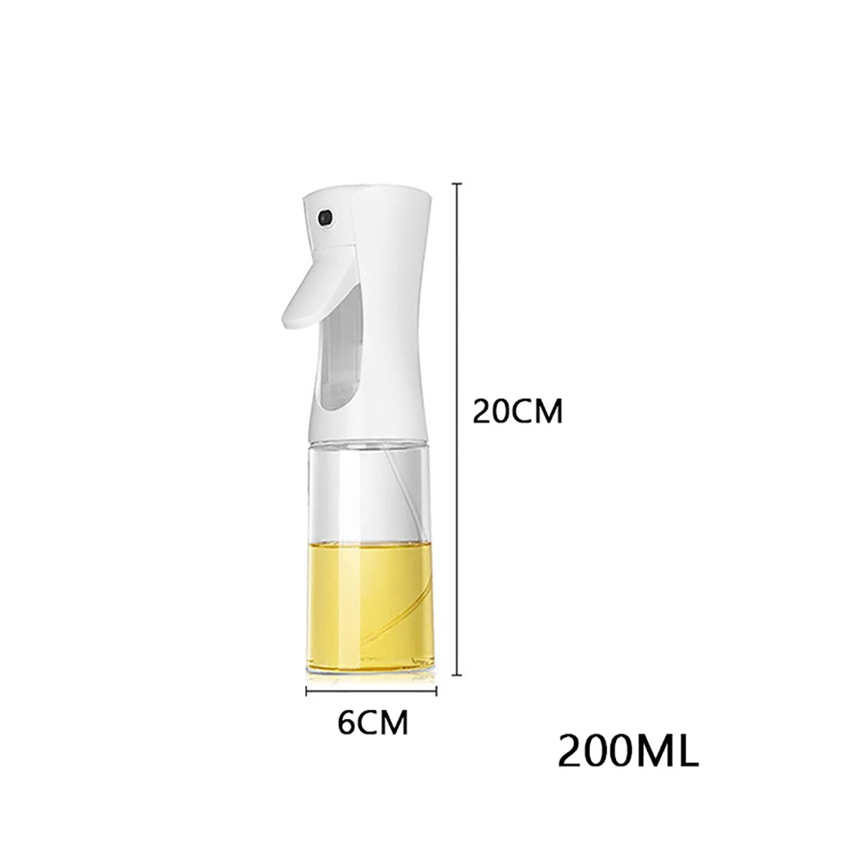 200ml Oil Spray Bottle for Cooking, BBQ, and Baking
