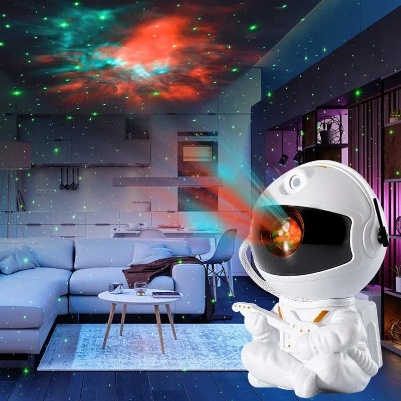 Galaxy Star Astronaut LED Night Light Projector – Starry Sky Lamp for Bedrooms, Room Decoration, and Children's Gifts