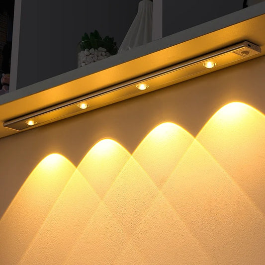 USB Motion Sensor LED Light - Ultra Thin, Wireless Night Light