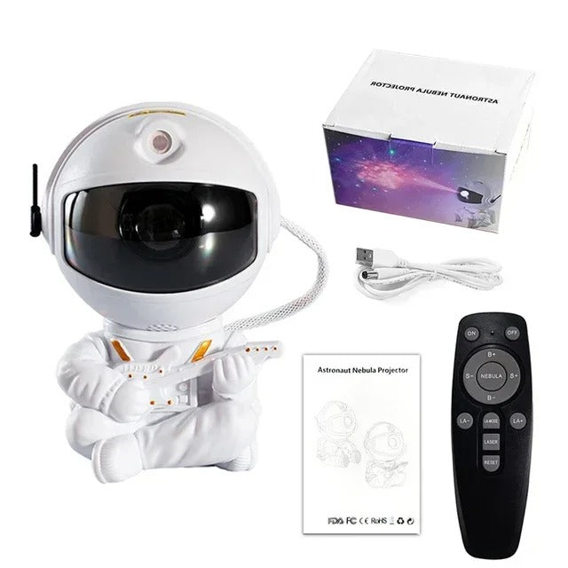 Galaxy Star Astronaut LED Night Light Projector – Starry Sky Lamp for Bedrooms, Room Decoration, and Children's Gifts